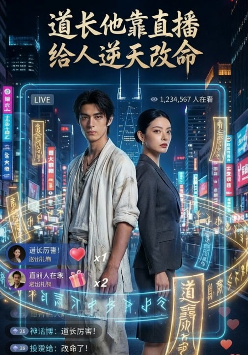 道长他靠直播给人逆天改命封面图